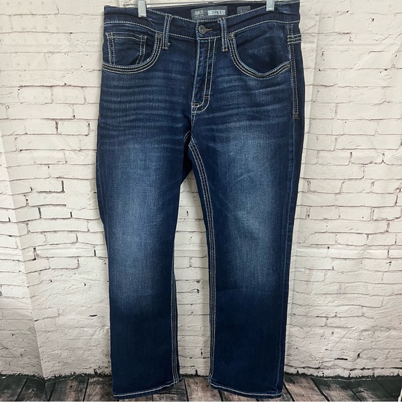 BKE Other - BKE Jake Straight Leg Jeans Men 32S 32 X 32 Dark Blue Preppy